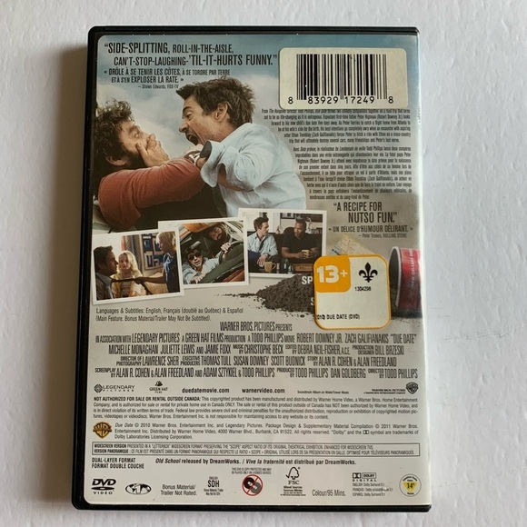Due Date DVD - Picture 3 of 3